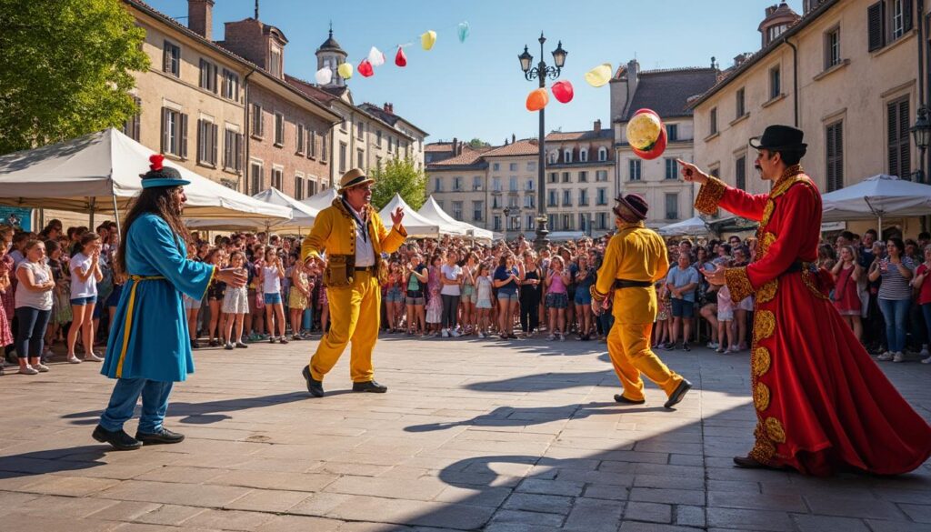 découvrez le festival d'aurillac, un événement incontournable de théâtre de rue et de spectacles en plein air qui anime la ville chaque année avec créativité et passion.