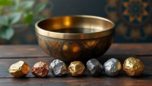 découvrez les 7 métaux du bol tibétain, leur composition unique et la symbolique essentielle qui fait de chaque bol un outil de bien-être et de méditation.