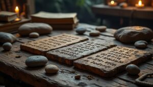 découvrez la signification des runes, leurs symboles fascinants, leurs origines anciennes et les pouvoirs mystiques qui leur sont attribués.