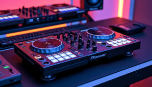 découvrez le pioneer ddj-1000, contrôleur dj 4 voies doté de jogs haute précision pour mixer avec fluidité et maîtrise.